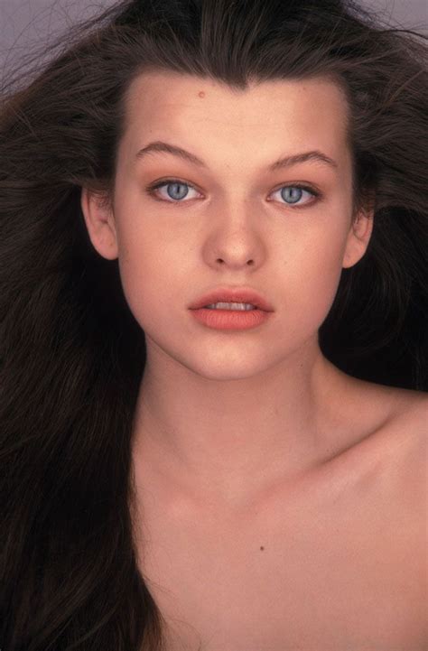 milla jovovich young